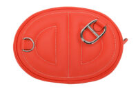 0133. Hermes In the Loop Crossbody, Red, Palladium Hardware