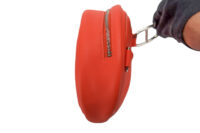 0133. Hermes In the Loop Crossbody, Red, Palladium Hardware