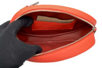 0133. Hermes In the Loop Crossbody, Red, Palladium Hardware
