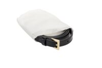 0138. Prada Black Embroidered Flower Tote Bag, Gold Hardware15