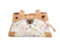0139. Louis Vuitton Ursula White Multicolour, Gold Hardware1