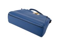 0144. Fendi Navy Blue Peekaboo Mini Bag, Gold Hardware11
