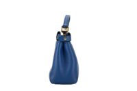 0144. Fendi Navy Blue Peekaboo Mini Bag, Gold Hardware3