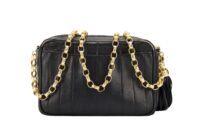 0148. Chanel Lambskin Mademoiselle Coco Mark Chain Bag, Gold Hardware5