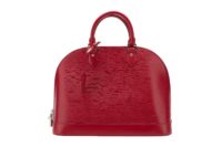 0160. Louis Vuitton Fushcia Alma PM, Epi Leather, Silver Hardware1