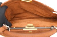 0167. Fendi, Cinnamon Brown Python Peekaboo, Top Handle, Gold Hardware16