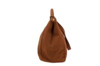 0167. Fendi, Cinnamon Brown Python Peekaboo, Top Handle, Gold Hardware5