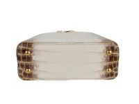 0169. Louis Vuitton Capucines Mini Sahara, Crocodile, Gold Hardware6