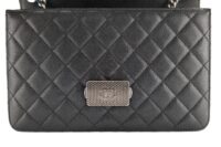 102. Chanel Heritage Small Flap, Goat Leather, Ruthenium Hardware12