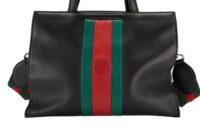 108. Gucci Dionysus Web Stripe, Black Leather, Silver Hardware14