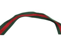 108. Gucci Dionysus Web Stripe, Black Leather, Silver Hardware7