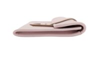 110. Hermes Jige Leather Clutch, Pale Pink5