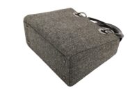 111. Lady Dior Medium, Grey Tweed, Silver Hardware12