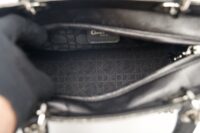 111. Lady Dior Medium, Grey Tweed, Silver Hardware16