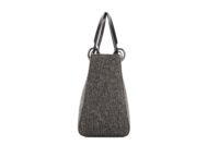 111. Lady Dior Medium, Grey Tweed, Silver Hardware3