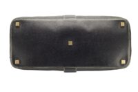 117. Louis Vuitton Black Leather Suhali Tote Bag, Gold Hardware10
