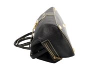 117. Louis Vuitton Black Leather Suhali Tote Bag, Gold Hardware11