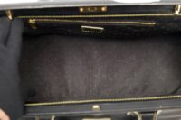 117. Louis Vuitton Black Leather Suhali Tote Bag, Gold Hardware17