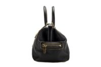 117. Louis Vuitton Black Leather Suhali Tote Bag, Gold Hardware6