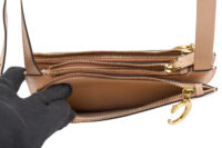 118. Dior Saddle Trio Crossbody Bag, Pink Leather, Gold Hardware23