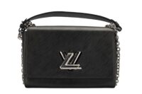 121. Louis Vuitton Twist MM Bag, Black Epi Leather, Silver Hardware1