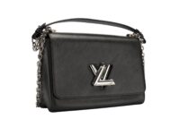 121. Louis Vuitton Twist MM Bag, Black Epi Leather, Silver Hardware2