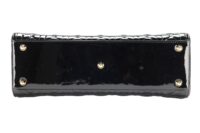 122. Lady Dior, Black Patent Leather, Large, Gold Hardware9