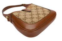 125. Gucci Jackie 1961 Mini Shoulder Bag, Swarovski Edition, Gold Hardware