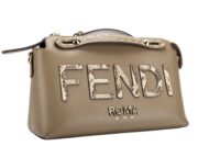 128. Fendi By The Way Tote Bag, Python Print Logo, Gold Hardware2
