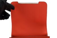 134. Hermes Geta Bag, Red, Palladium Hardware14