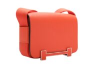 134. Hermes Geta Bag, Red, Palladium Hardware2