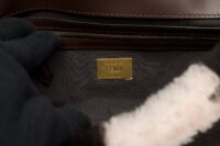 89. Fendi Baguette, Mongolian Lamb, Brown:Pink, Gold Hardware10