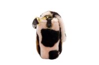 89. Fendi Baguette, Mongolian Lamb, Brown:Pink, Gold Hardware3