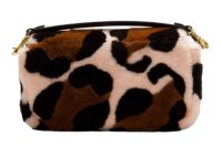 89. Fendi Baguette, Mongolian Lamb, Brown:Pink, Gold Hardware4