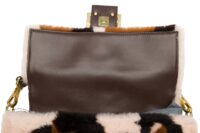 89. Fendi Baguette, Mongolian Lamb, Brown:Pink, Gold Hardware9