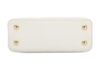 0171. Louis Vuitton Cupucines Leather Handbag with Python Handle Gold Hardware9
