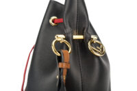 0174. Fendi Mon Tresor Bucket Bag, Gold Hardware8