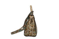 0182. Fendi Peekaboo, Python Handbag, Silver hardware5