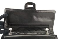 0186. Chanel Black Quilted Caviar Leather, Shoulder Bag, Silver Hardware11