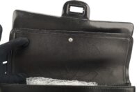 0186. Chanel Black Quilted Caviar Leather, Shoulder Bag, Silver Hardware13