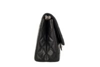 0186. Chanel Black Quilted Caviar Leather, Shoulder Bag, Silver Hardware3