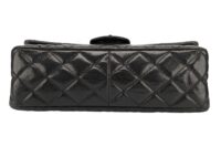 0186. Chanel Black Quilted Caviar Leather, Shoulder Bag, Silver Hardware6