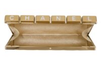 0190. Chanel Clutch Bag, In Gold Metal, Gold Hardware10