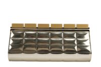 0190. Chanel Clutch Bag, In Gold Metal, Gold Hardware5