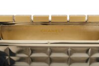 0190. Chanel Clutch Bag, In Gold Metal, Gold Hardware9