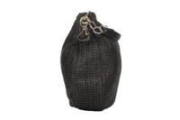 0199. Christian Dior Woven Soft Hobo, Silver Hardware