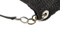 0199. Christian Dior Woven Soft Hobo, Silver Hardware
