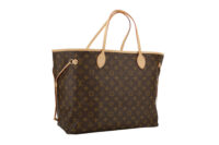 0205. Louis Vuitton Neverfull MM, Monogram Coated Canvas, Gold Hardware2