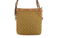 0220. Gucci GG Canvas Braided Shoulder Bag, Beige, Gold Hardware6