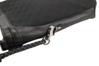 0221. Gucci GG Canvas Braided Shoulder Bag, Black, Silver Hardware12